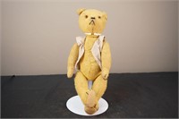 Antique Jointed Mohair Teddy Bear with Vest