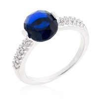 Majestic 1.80ct Tanzanite & White Sapphire Ring