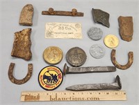 Metal Relics & Civil War Collectibles Lot