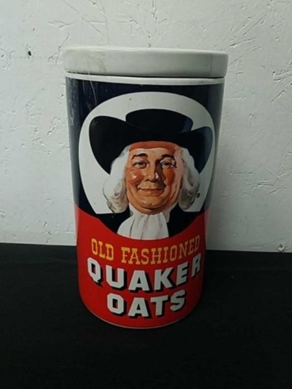 Vintage Quaker Oats cookie jar