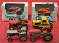 Lot of 1:43 Scale Toy Tractors