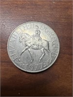 1977 Queen Elizabeth Jubilee coin