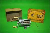South Bend No. 300 Model C Fishing Reel, With Box