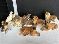 Lot of dog figures, misc