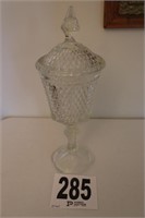 Vintage Pedestal Candy Dish with Lid(R3)