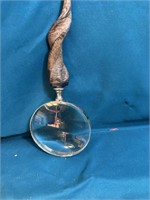 Antique Magnifying Glass With Goat Horn Handle