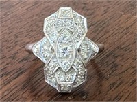 Antique Platinum Diamond Ring