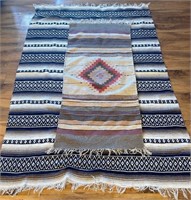 Q - LOT OF 2 THROW RUGS (L148)