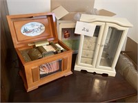 Jewelry Box and Music Box (working condition)