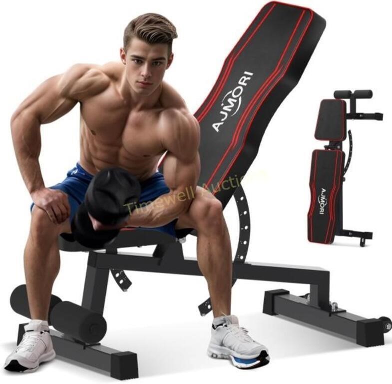 Ajmori 1200LB Weight Bench Multi-Angle  Black