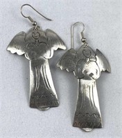 925 Silver Angel Earrings