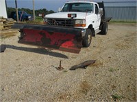 1993 Ford F-350 with plow