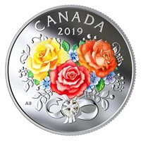 2019 $3 Celebration of Love - Pure Silver Coin