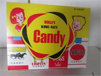 BOX OF 24 PACK OF KING SIZE CIGARETTE SHAPE CANDY