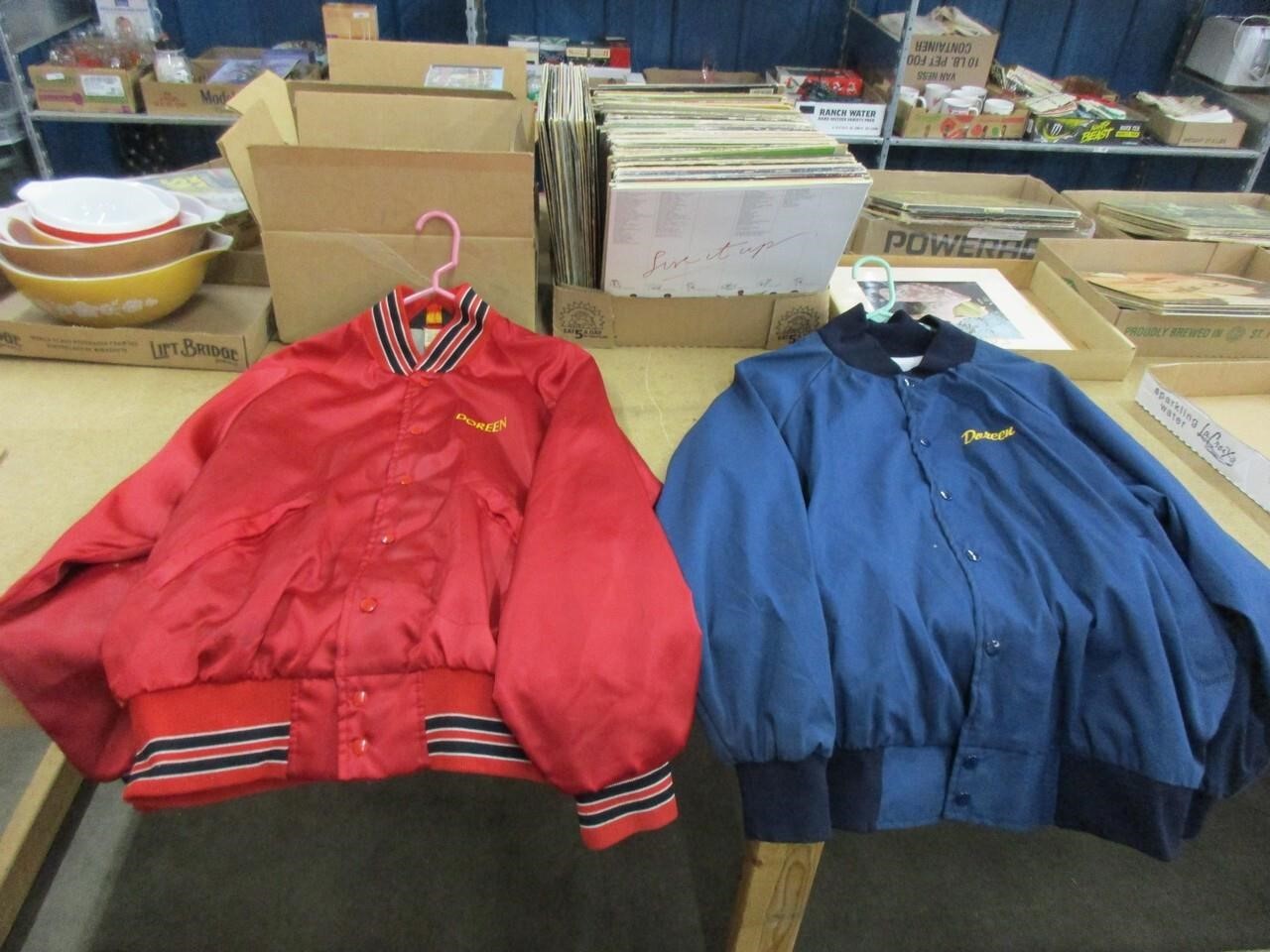 Lot of two vintage fire, fighter jackets