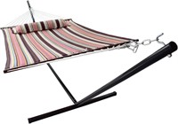 2-Person Hammock with Stand & Pillow Included