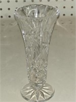 Small Decorative Glass Star of David Vase