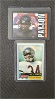 WALTER PAYTON 1981 Topps Football ALL PRO lot of 2