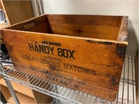 Antique Crate for matches