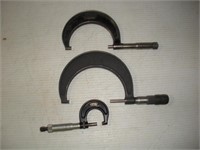 Micrometers 1",3 1/2", and 4"