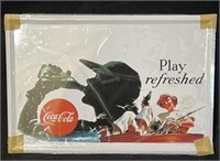 Retro look metal  Coca Cola Fishing sign- WB