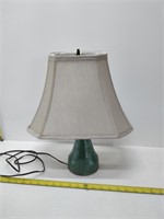 pinecroft pottery lamp  17" tall