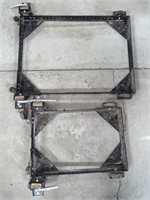 Pair of adjustable heavy duty mobile bases