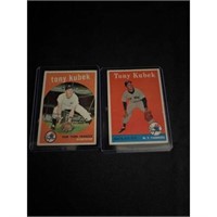 (2) Vintage Tony Kubek Cards Nice Shape