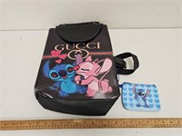 Lilo & Stitch Gucci Backpack and Coin Purse