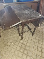 Vintage Folding Table, 48" Wide, 30" Tall When