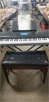 CASIO CTK-5000 Electric Keyboard w/ Stand, Bench