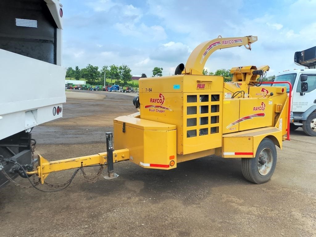 Rayco RC16.5 S/A Brush Chipper Trailer