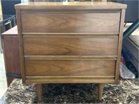 Mid-Century Modern 3-Drawer End Table