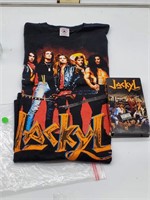 JACKYL AUTOGRAPHED VHS AND SHIRT (NOT AUTO)