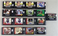 17pc Sega Genesis Sports Videogames