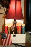 Table Lamp with Books