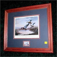 2- Prints: "National Waterfowl Conservation Stamp/