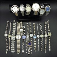 20 LADIES GOLD & SILVER TONE WATCHES