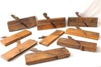 Antique wooden molding planes