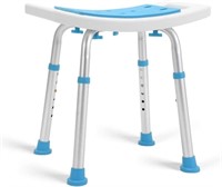 $40  Health Line Shower Stool, Adjustable Bench