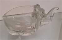 Glass Elephant  7 Inches