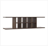 Hampton Bay Shaker Wall Shelf With Dividers