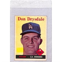 1958 Topps Don Drysdale Ex