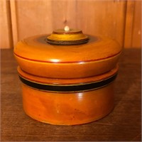 Frederick Cooper / Wooden Lidded Kumkum Box Jar