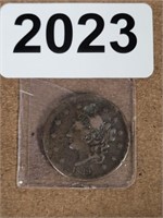 1839 LARGE CENT PENNY