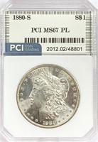 1880-S Morgan Silver Dollar MS-67 PL