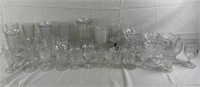 Large Collection of Antique Goblets and Vases