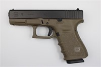 Glock 19 9MM 10 RND OD Gen 3 Pistol New Condition