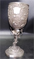 19th century Chinese export silver goblet