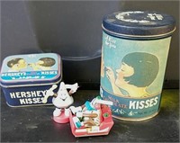 Hershey's Kiss Tins, Stamp, Friction Toy